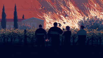 fire protection AI illustration