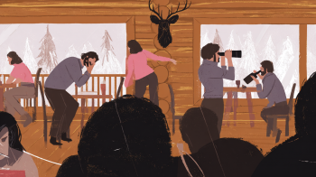 tourist fines AI illustration