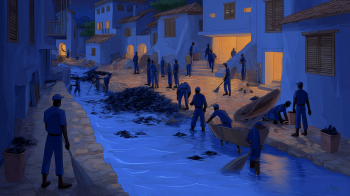 Cleanup crews in Chania collected five tons of waste from Theriso’s river and streets, restoring shine to the historic village.