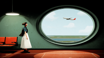 Greece flights AI illustration