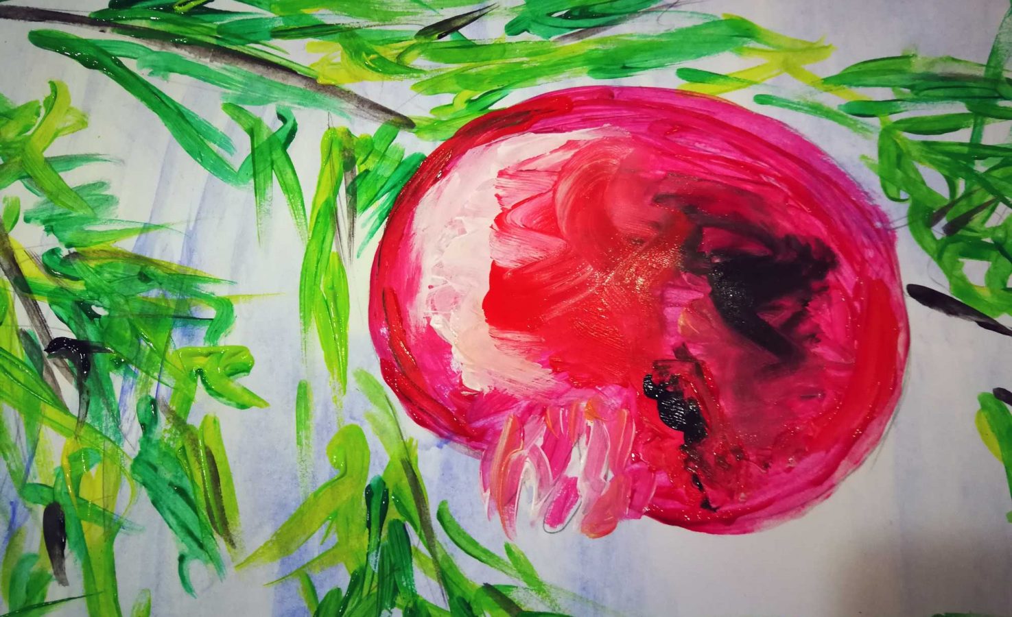 Pomegranate painting
