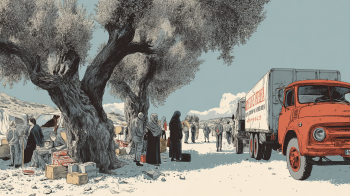 Roadblocks by Cretan farmers