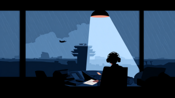 air traffic controllers AI illustration