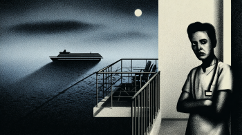 hotel worker AI illustration