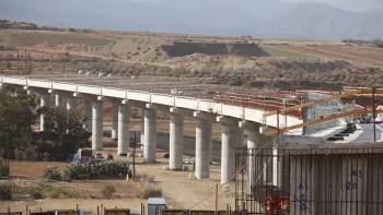 Astromeritis-Evrychou motorway Cyprus