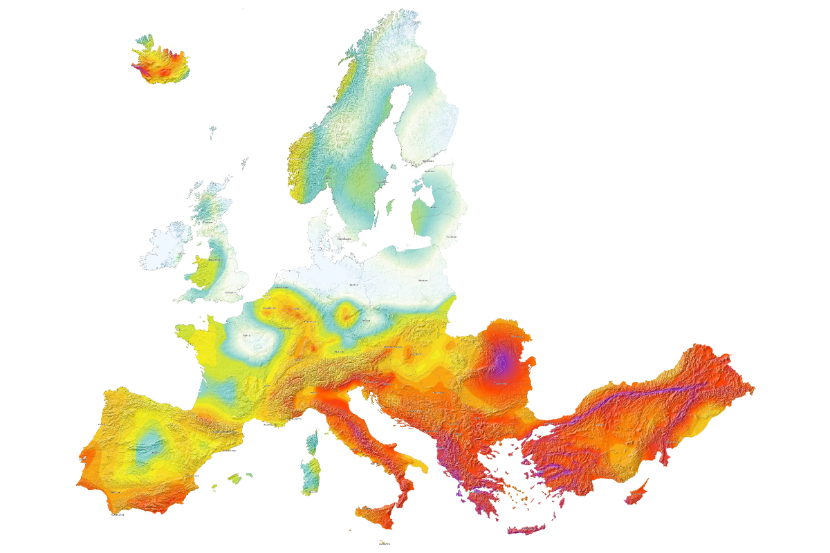 Europe's current earthquake hazard model