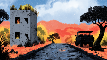 Ierapetra wildfire damage