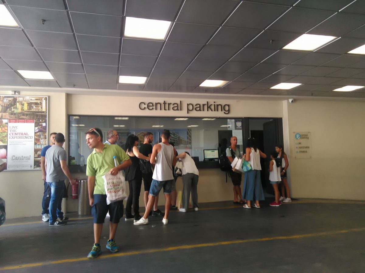 Managed parking house in the center of Heraklion.