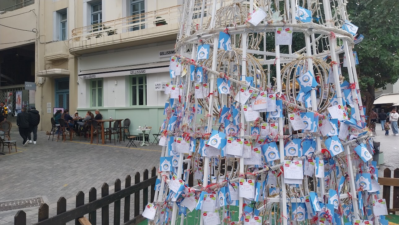 The wishing Christmas tree.