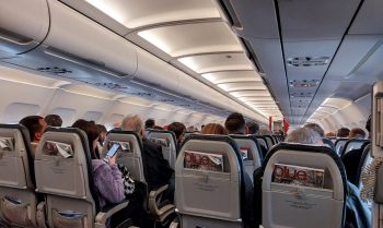 Aegean airplane inside