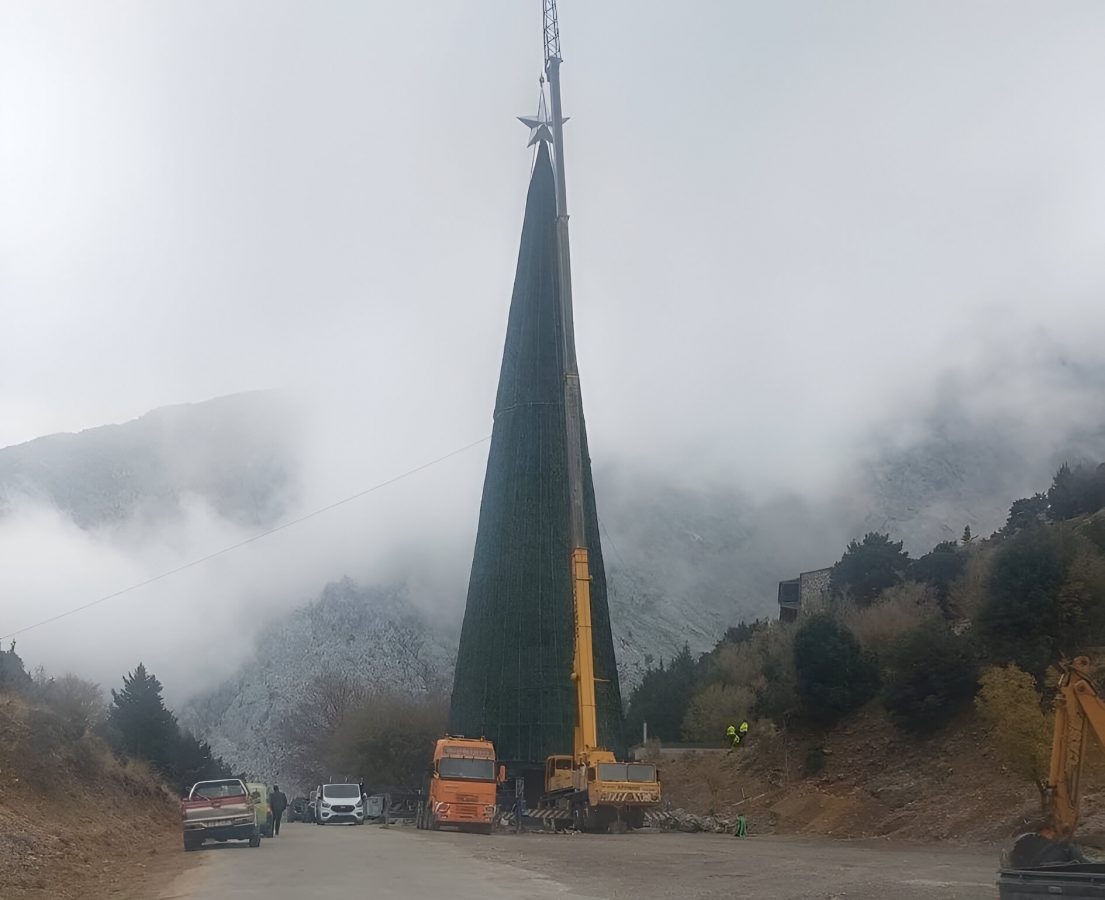 Europe’s largest Christmas tree