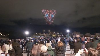 Heraklion drone show Christmas 2025