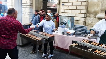 Kalathakis family Meal of Love Christmas Day Heraklion