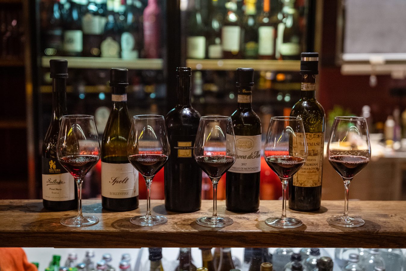 special reserve Amarone wine tasting
