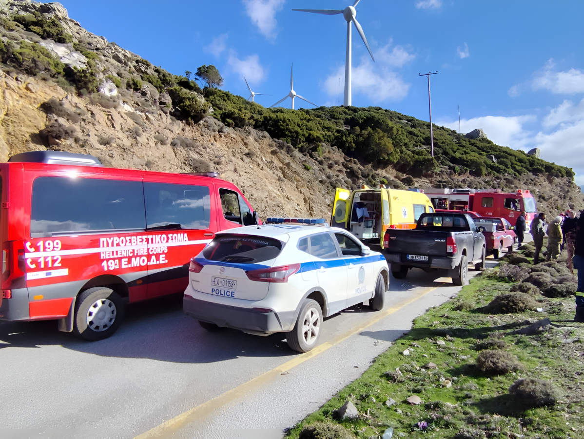 Car accident near Kapetaniana