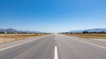 Heraklion Airport runway hero image