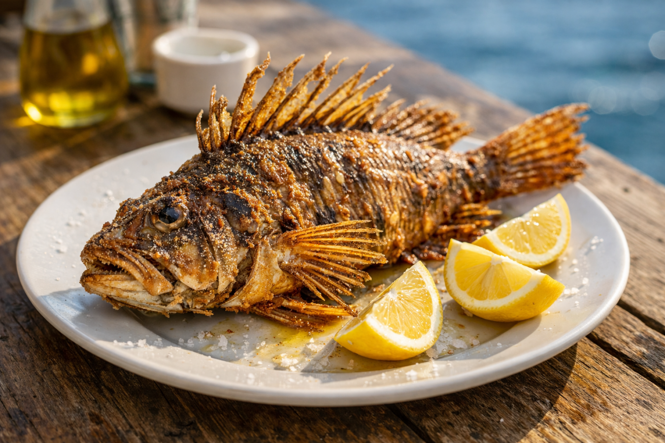 fried lionfish