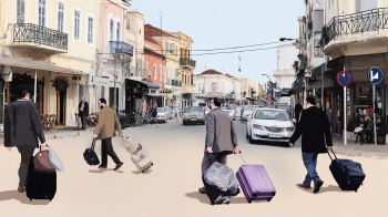 Crete hotel workers protest