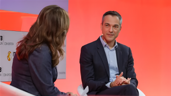 Airbnb-CSO Nathan Blecharczyk speaking about AI in travel booking.