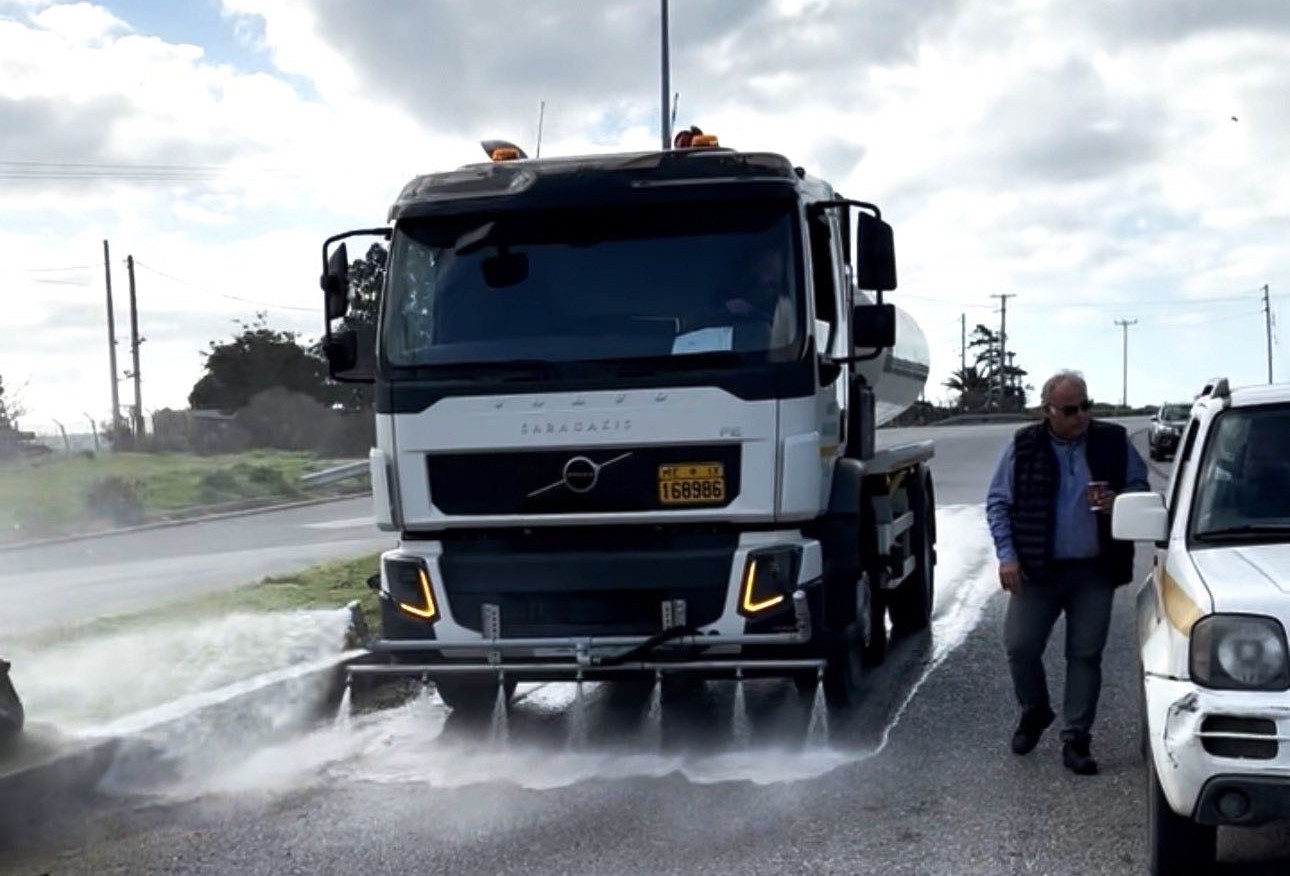 Amoudara cleanup road