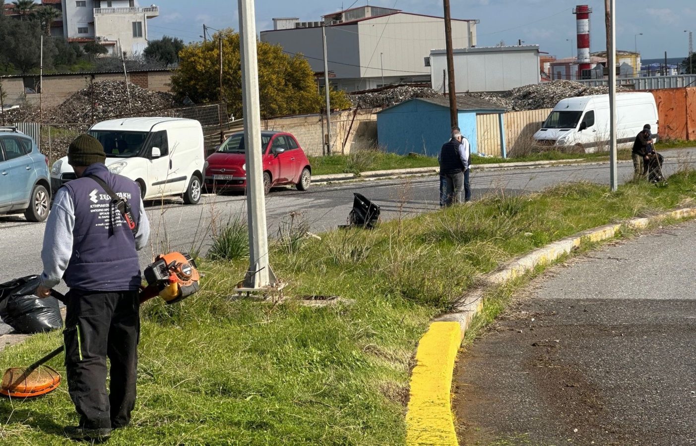 Amoudara cleanup vegetation