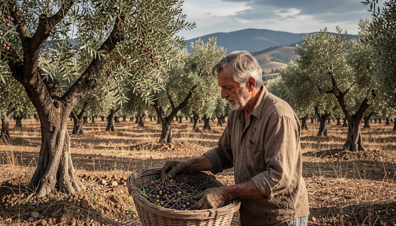 Cretan olive farmer