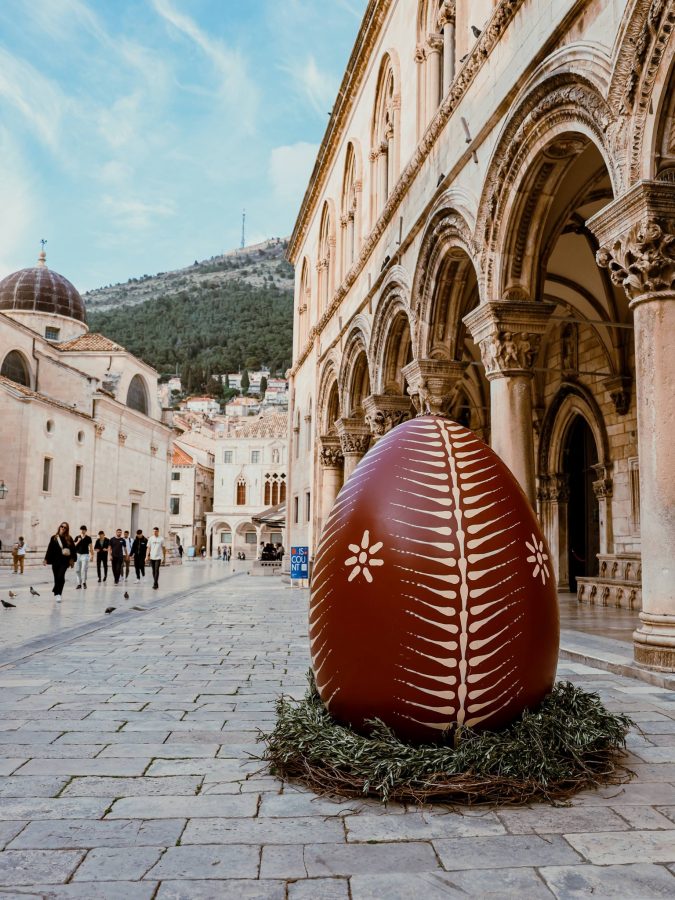 Easter eggs Old Town Dubrovnik