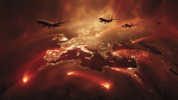 Flights Ticket Prices Surge AI illustation