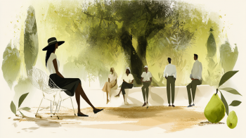 Greek food exports AI illustration