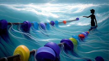 Barriers anti Jellyfish AI illustration MidJourney