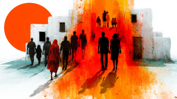 Crete tourism AI illustration