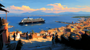 GNTO Italy MSC Cruises Greece AI illustration