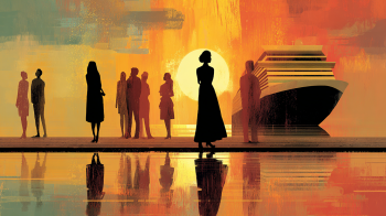 Greece cruise industry loss AI Illustration