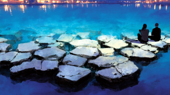 Heraklion urban planning granite cobblestones debate AI Illustration