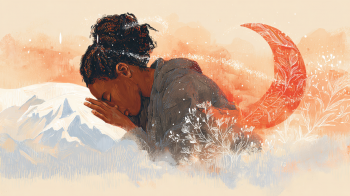 How Mountain Air Changes the Way Travelers Sleep and Breathe AI illustration.