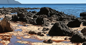 Sewage discharge in Sissi AI illustration