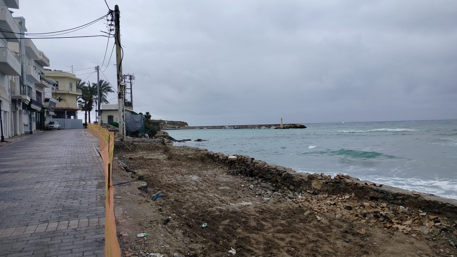 archaeological discoveries Hersonissos port zone