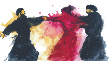 Cretan vendetta AI illustration.