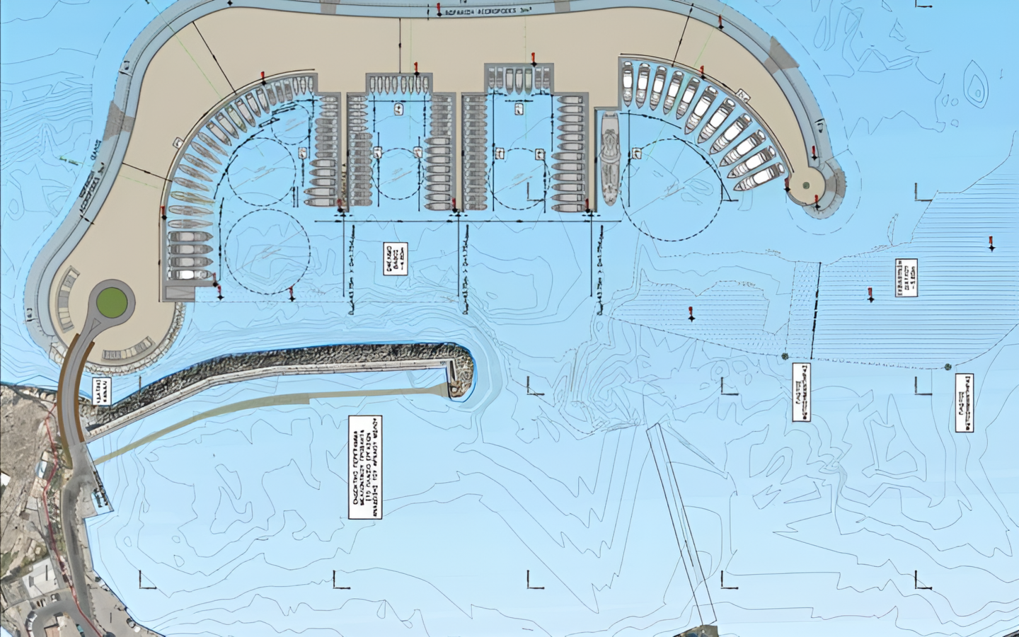 upgraded port of Hersonissos