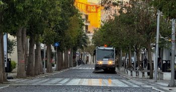 Heraklion cleaning new sweepers