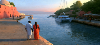 India Looks at Crete AI illustration