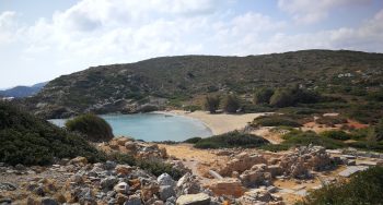 Archaeological Site of Itanos in Lassithi near the famous Vai palm forest.