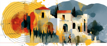 Crete Three Mild Earthquakes abstract AI illustration