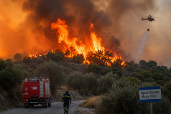 Crete fire