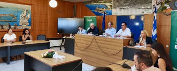 Hersonissos Mayor Zacharias at PASOK-KINAL forum