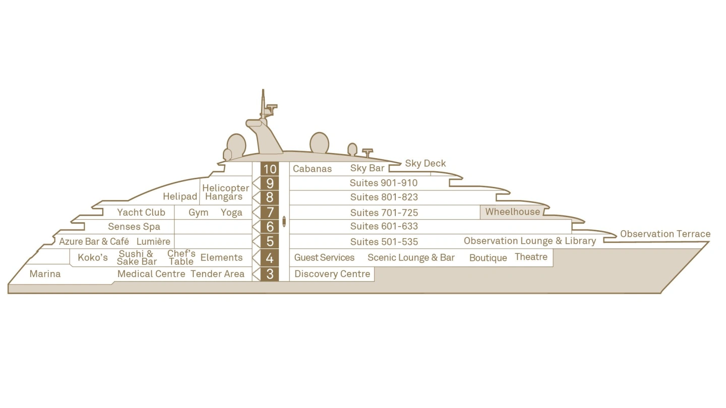 Scenic Eclipse II layout