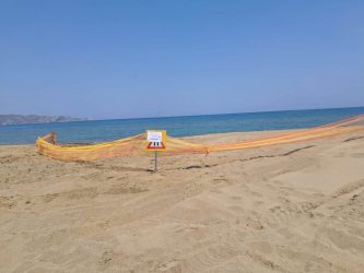 limited swimming ban Ammoudara Beach