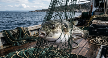 silver-cheeked toadfish (Lagocephalus sceleratus)