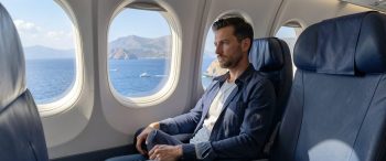 indecisive Wizz Air passenger AI illustration