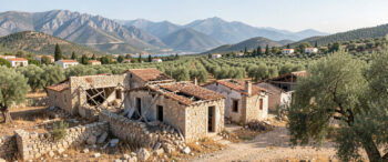 Greece Disaster Recovery fail AI illustration